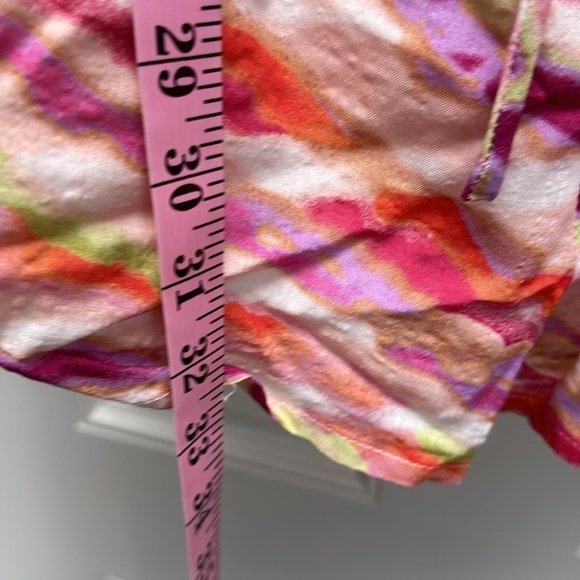 Meet Me In Santorini Pink, Orange, White Peekaboo Goddess Romper - Picture 8 of 16